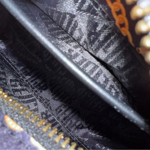 Kurt Geiger Black Quilted Mini Tote with Gold Chain Print💝 - Picture 9 of 10